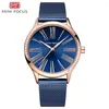 Montre-bracelets MINIFOCUS WEMBES WORGES Fashion Ladies Reloj Robe en acier inoxydable Band Relogio Feminino Montre Femme