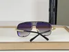 Klassiska solglasögon män design metall vintage modestil utomhus glasögon ram uv 400 objektiv med case mach fem