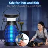 Mosquito Killer Lamps Solar electric mosquito killer lamp outdoor charging mosquito killer with ultraviolet lamp used for home office camping and fishing YQ240417