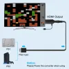 Speakers 1080P Full HD Adapter With DC 5V Power Supply Cable for PS2 to HDMIcompatible TV/Monitor/Projector/PC Computer, Male to Male