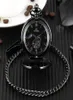 Pocket Watches Antique Hollow Spider Web Pendant Clock Hand Winding Mechanical Watch Roman Numerals Display Hanging Chain3955289