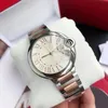 U1 top aaa masculino para mulheres relógios de luxo Balão azul numerais romanos designer de lazer mecânico automático Swiss Watch Watch Stonless Aço Wristwatches Montres de Luxe