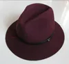 Berets Lady Wool Hat Spring Anglish British Style Classic с боулерами женщин Элегантная войлока Fedora B-4057