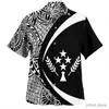 Men's T-Shirts Harajuku Summer New 3D Polynesian Kosrae Flag Emblem Printed Shirts Kosrae Coat Of Arms Graphic Short Shirts Men Fashion Clothes