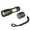 Flashlights Torches POCKETMAN COB LED 4 Lighting Modes USB Rechargeable Waterproof Zoom Torch For Cycling Camping Hunting