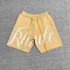 Rhude Trendy American Style Sportting Sports Trend Trend Summer Mens Five Points Shorts Sports Haute Couture Pants