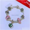 Jelly Womens Brand Bracelet 925 Sier Pdora Tecnologia Inlay di alta qualità Set di temperamenti alla moda Design Lady Gift Drop Delivery Dhpaq