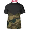 Mens Casual 2pcs Set Camouflage Green Short Sleeve T-shirt masculina Loose Tactical Tees Shorts Pants Tracksuit Set S-6XL 240402