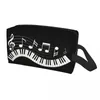 Cosmetic Bags Piano Fantasy Bag Women Cute Large Capacity Fashion Music Note Makeup Case Beauty Storage Toiletry