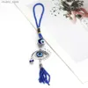 Keychains Lonyards Eye chanceux ALLIAGE TURKISH MUR MUR EYE ENVIL PROGIE PLIE CORDE CORDE CORDE COUPEL