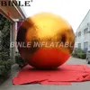 6m 20ft giant inflatable easter egg with shinning golden color for outdoor holiday decoration