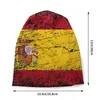 Berretti cappelli sottili bandiera nazionale Bandiera nazionale maschile spagnola spagnolo berretto hip hop cranio berretti tasselli