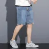 Y2K MENS LOOSE BAGGY DENIM SHORT MEN JEANS Fashionwear Hip Hop Long Cargo Shorts Pocket Male Pantalones Cortos 240402