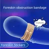 Breathable Foreskin Correction Bandage Cock Ring Penis Repair Stickers Glans Expose Elastic Patch sexy Toys for Men Chastity