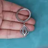 Keychains Nedar en acier inoxydable porte-clés utérins féministes vagins pendentifs vaginaux chatte vulve vulve