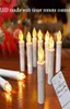 導かれたキャンドルクリスマスツリーキャンドルタイマー付きのラッキング炎の炎の誕生日の誕生日2022新年039S装飾教会電気キャンドル2455223