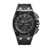 Designer Watch Luxury Automatic Mechanical Watches 26400 Forged Carbon Ceramic Ring Black Disc Chronograph Male 44mm Movement Wristwatch