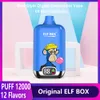 Puff 12000 Elf Box 12000 Puff Digital Vapes Disposable Puff 12k Puff Vape E Cigarette 25 ml POD POD VACPER VS VS BC5000 FUMOT BC12000 BAND BOX 15000 VAPE BAR