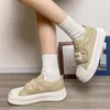 Casual Shoes Sneakers College Style Women Vulcanize Light Thick-soled Sport Comfortable Breathable