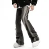 Herren Jeans Männliche Hosenpartys täglich haltbarer Freizeit hautfreundlicher Split Straße Streetwear Trendy Y2K Zip Comfy Mode