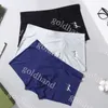 Ice Silk Mens Underpants Fashion Brand Boîtres respirants Sexy Sexy Male Underwear Briefs avec boîte