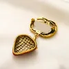 20style Luxury Classic Fashion Women Men Designer Brand High Quality Letter Brooches Gold Plated Steel Seal Jewelry Brooch Pin Marry Christmas Party Accessorie