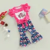 衣類セット1-4歳の幼児の女の子の夏の布