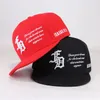 Bollmössor Fashion Fastball Cap Acrylic Hip Hop Red Snapback Hat For Men Women Adult Outdoor Casual Sun Baseball Hats