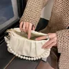 Sacs à bandouliers pour femmes Trend 2024 NATH Cloud de la chaîne de perles Small Elegant Le cuir crossbody sac de luxe créateur de bands à main blanc