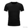 T-shirts masculins T-shirt en coton d'été Mens t-shirts décontractés respirants femmes surdimensionnées à manches courtes solides Streetwear Streetwear Gym Fitness Tees