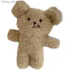 Mignon kawaii ours en peluche poupées toys confort Doll Photography accessoires softs moelleux bébé apaise des cadeaux d'anniversaire décoration de la maison y240415