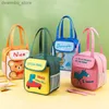 Bento Boxes Bento Box Lunch Bag Симпатичная сумка для медвежьей кулеры для пикника путешествие завтрак для хранения тепловы еды девочки школьница детская коробка для ланч -коробки Дети L49