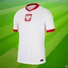 2024 2025 Nouvelle-Pologne Lewandowski Soccer Jerseys Polonia 23 24 Krychowiak Grosicki Zielinski Milik Zalewski Szymanski Shirt football polonais Kit Kid Kit Kit