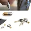 1 Pack Capsules flavonoïdes mini couteau multi-outil portable portable Chaîne de clés extérieure OUTIL DE COUPE D'URGENCE