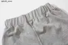 Męskie spodnie męskie spodnie High Street Tide marka Męskie spodnie Tech polarowe soczewki luz frotte tkanina dresowe mężczyźni i kobiety parą podstawowe spodnie ołówkowe cp Q240417