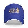 Ball Caps I Kissed A Bear And Liked It Cool Graphic Baseball Cap Cute Custom Hat Women's 2024 Men's