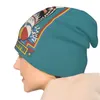 Berets Unisex Funny Stay позитивная шляпная шапочка мотивационная мотивационная капота с двумя использованием вязана