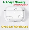 Stock USA per Apple AirPods Pro 2 2nd Generation AirPod 3 PRO Accessori per cuffie per cuffie solide TPU Silicone Protective Earphone Copertura Wireless Carging Auroofr Aoff