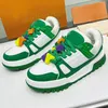 2024 Роскошные бренд-бренд. Случайный дизайнер обувной тренер Maxi Small Fat Ding Men and Women Sneakers Fashion Leather Brand Brand Double Conteakers B22 Размер 35-45 T17