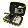 Cases 3.5 inch zwarte case voor handheld videogame console waterdichte draagtassen voor rg35xx retro handheld game draagbare mini case Q1X8