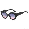 Solglasögon kattögon solglasögon kvinna vintage märke svarta nyanser gradient solglasögon kvinnlig cool en bit designer oculos de sol feminino