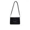 BAG Casual Fashion Women 2024 Trendy Korean One Shoulder Asclettiere Small Female Square Wild Square Female Messenger