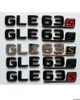 Chrome Black Letters Number rompbadges Emblems Emblem Badge Sticker voor Mercedes Benz W166 C292 SUV GLE63S GLE63 S AMG32056666