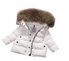 Kids Snowsuit Kapuzenjungen Wintermantel Schnee Abnutzung Watte Thermal Kinder Winter Outwear Parkas Pelz Collar3672835