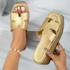 Women Slipper Casual Platform Wedges Heels Slippers Ladies Fashion Open Toe Roman Shoes Solid Cozy Beach Sandals 240410