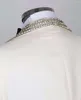 Herrenanzüge Luxusperlen Hals Hochzeitsanzug für Party Slim Fit 2 Stück Blazer Pant maßgeschneiderte Bräutigam formelle Anlässe Größe Anpassung