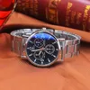 Montre-bracelets Men de montres Top Brand Brand en acier inoxydable Quartz Hour Hour Analogue Relojes para Hombre Luxury Business D240417