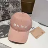 Mui Mui Fashion Brand Designer Baseball Capキャップ