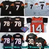 Custom 75th Vintage 78 Anthony Munoz 1981 Jerseys de football 14 Ken Anderson 13 Ken Riley 7 Boomer ESIASON 85 Chad Johnson Carson Palmer Isaac Curtis Bob Johnson Brooks