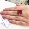 Кластерные кольца 585 Purple Gold 14k Rose Indlaid Classic Craftsmanship